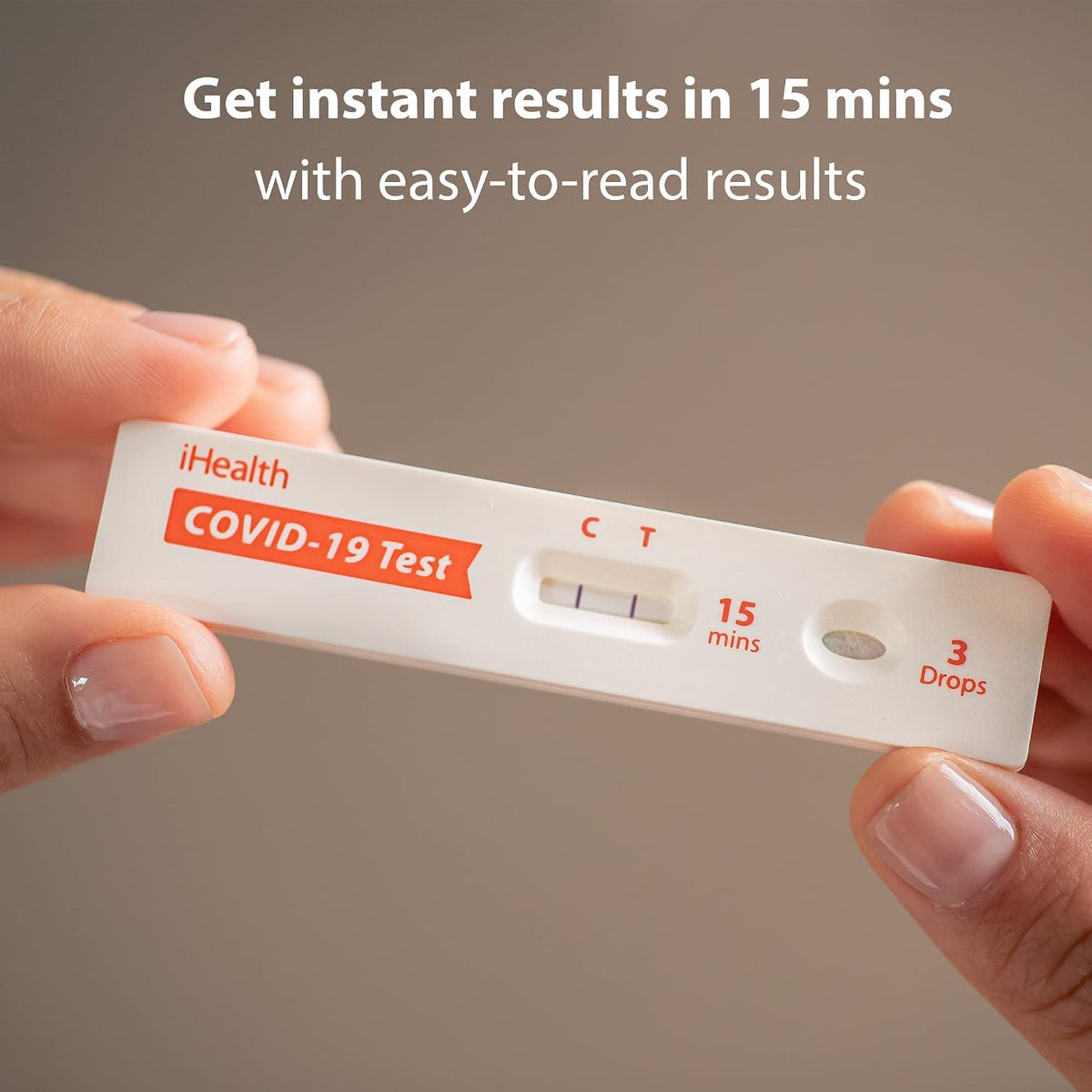 iHealth COVID-19 Antigen Rapid Home Test, 5 Tests, FDA Authorized OTC