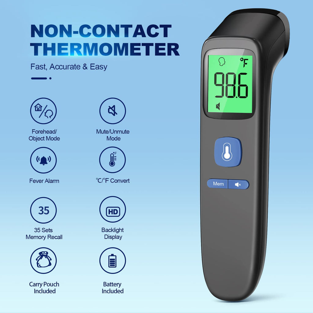 No-Touch Thermometer for Adults and Kids, Accurate Digital Baby Thermometer