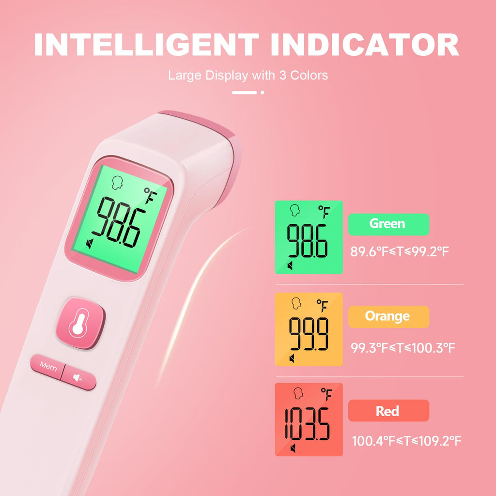 No-Touch Thermometer for Adults and Kids, Accurate Digital Baby Thermometer