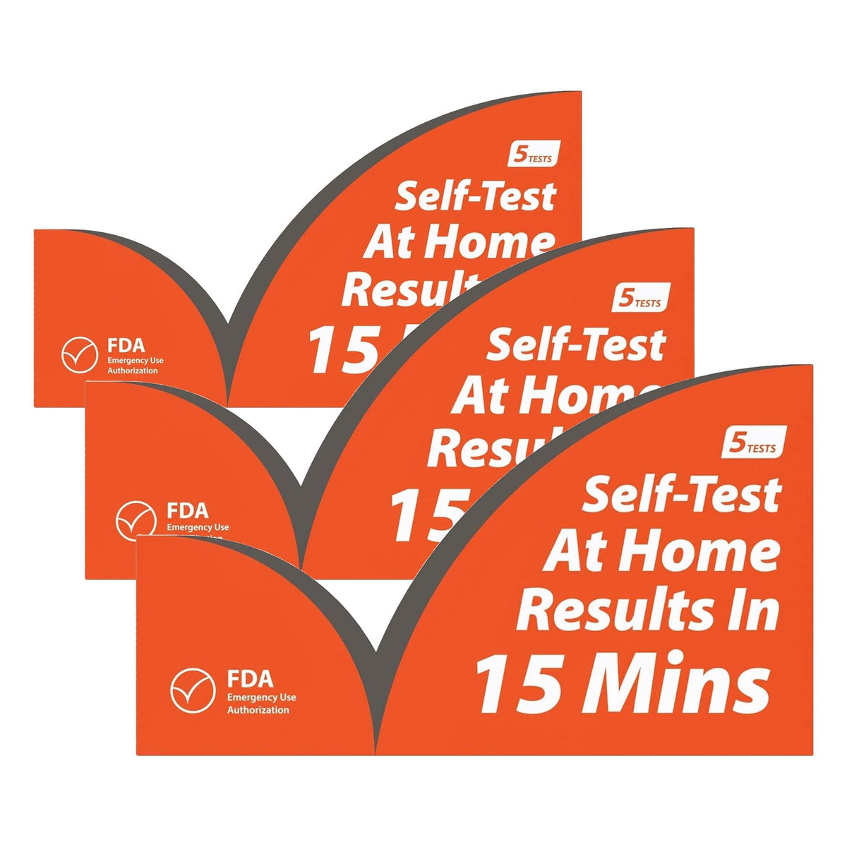 iHealth COVID-19 Antigen Rapid Home Test, 5 Tests, FDA Authorized OTC