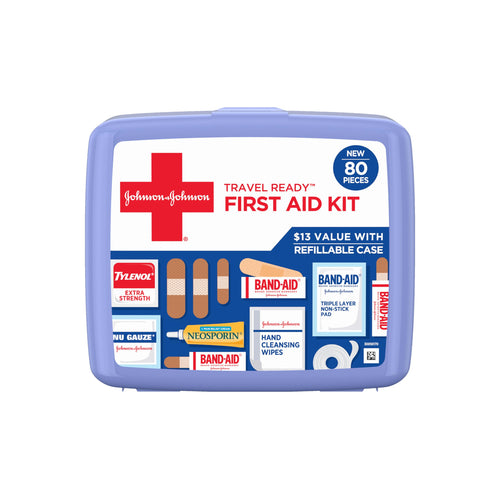 BAND-AID Brand All-Purpose Portable Compact First Aid Kit, 160 Piece