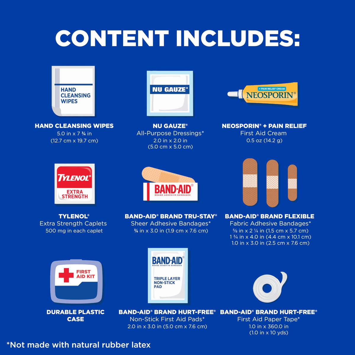 BAND-AID Brand All-Purpose Portable Compact First Aid Kit, 160 Piece